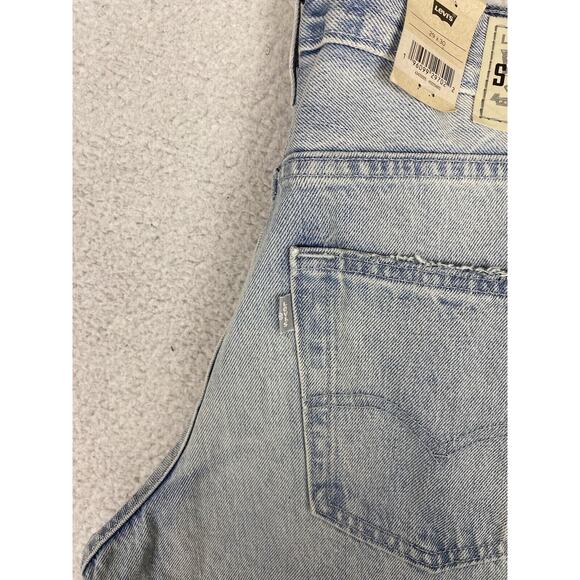 NWT Levis Silver Tab Loose Fit Jeans Light Wash Distressed Mens Size 29x30 - Picture 6 of 11